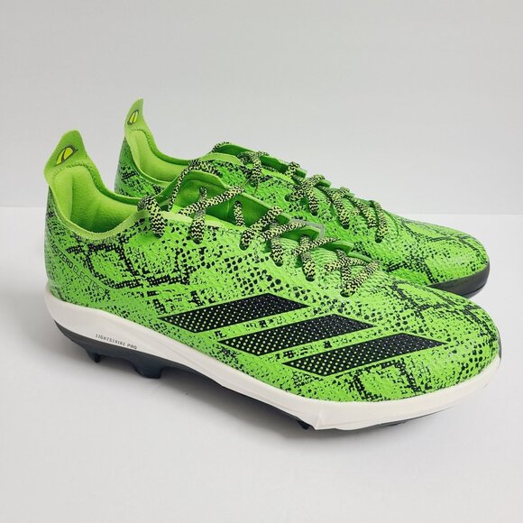 NEW Adidas Adizero Electric 2 Baseball Cleats JR7821 Size 10 Green
